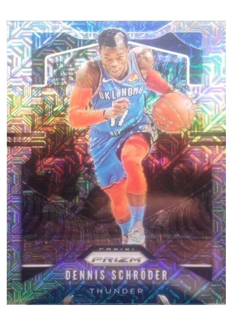 2019-20 Panini Prizm Base Set Dennis Schroder #186 card
