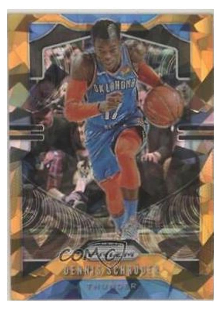 2019-20 Panini Prizm Base Set Dennis Schroder #186 card