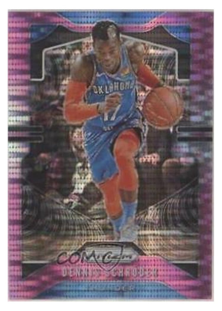 2019-20 Panini Prizm Base Set Dennis Schroder #186 card