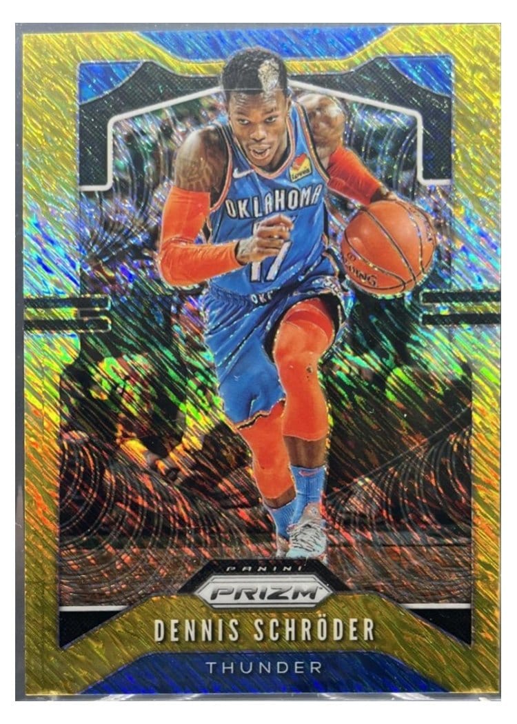 2019-20 Panini Prizm Base Set Dennis Schroder #186 card