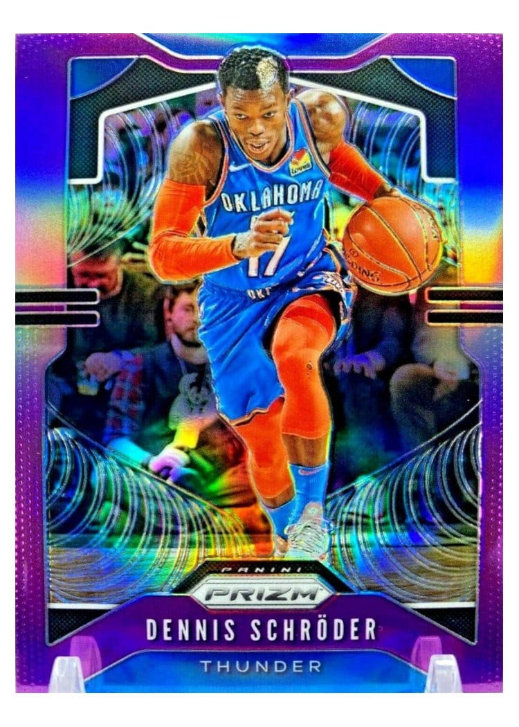 2019-20 Panini Prizm Base Set Dennis Schroder #186 card