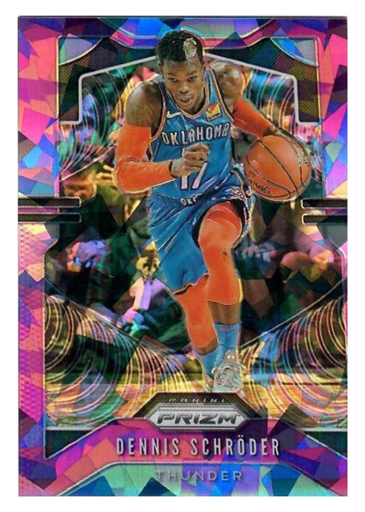 2019-20 Panini Prizm Base Set Dennis Schroder #186 card