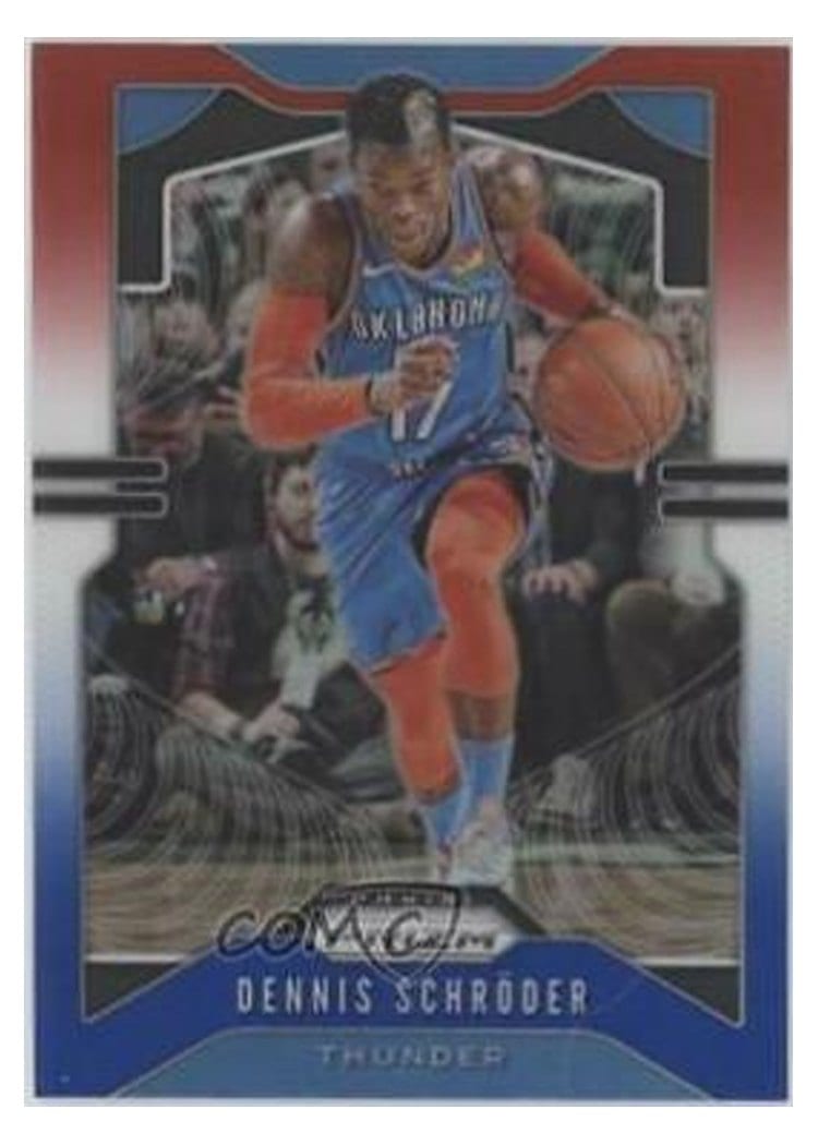 2019-20 Panini Prizm Base Set Dennis Schroder #186 card