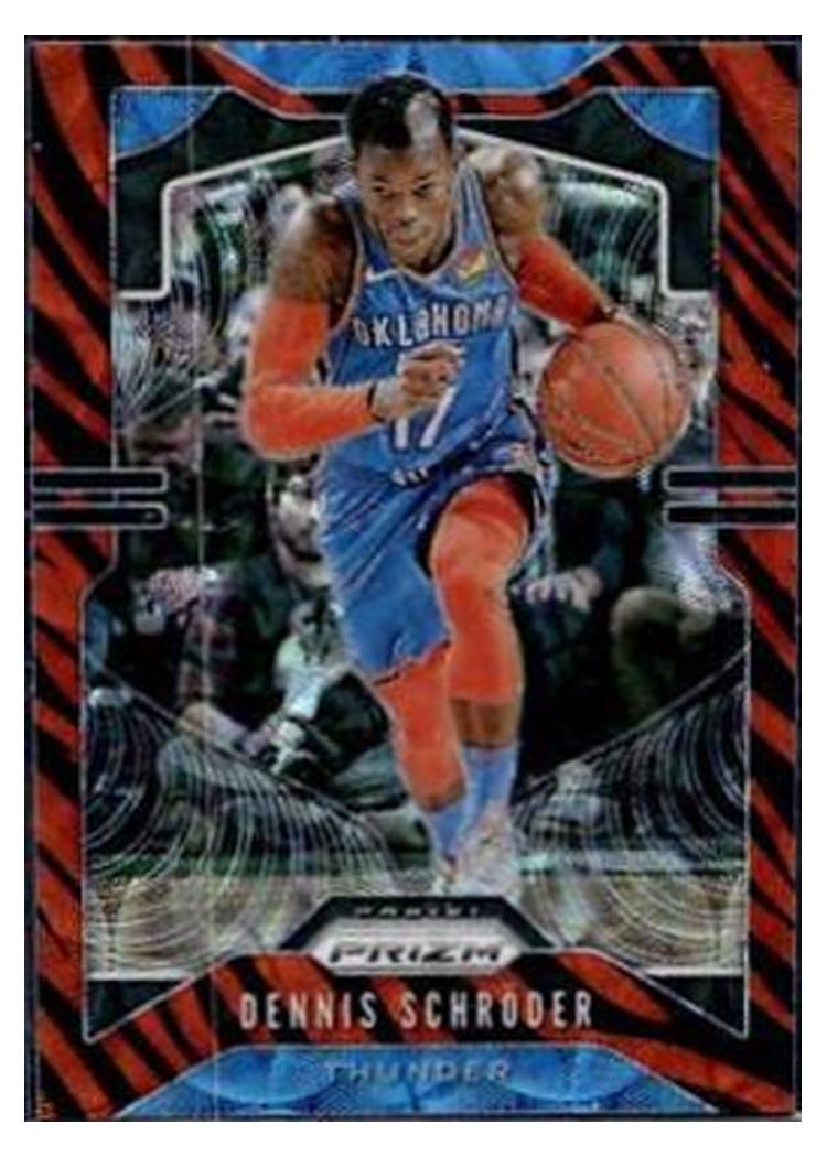 2019-20 Panini Prizm Base Set Dennis Schroder #186 card