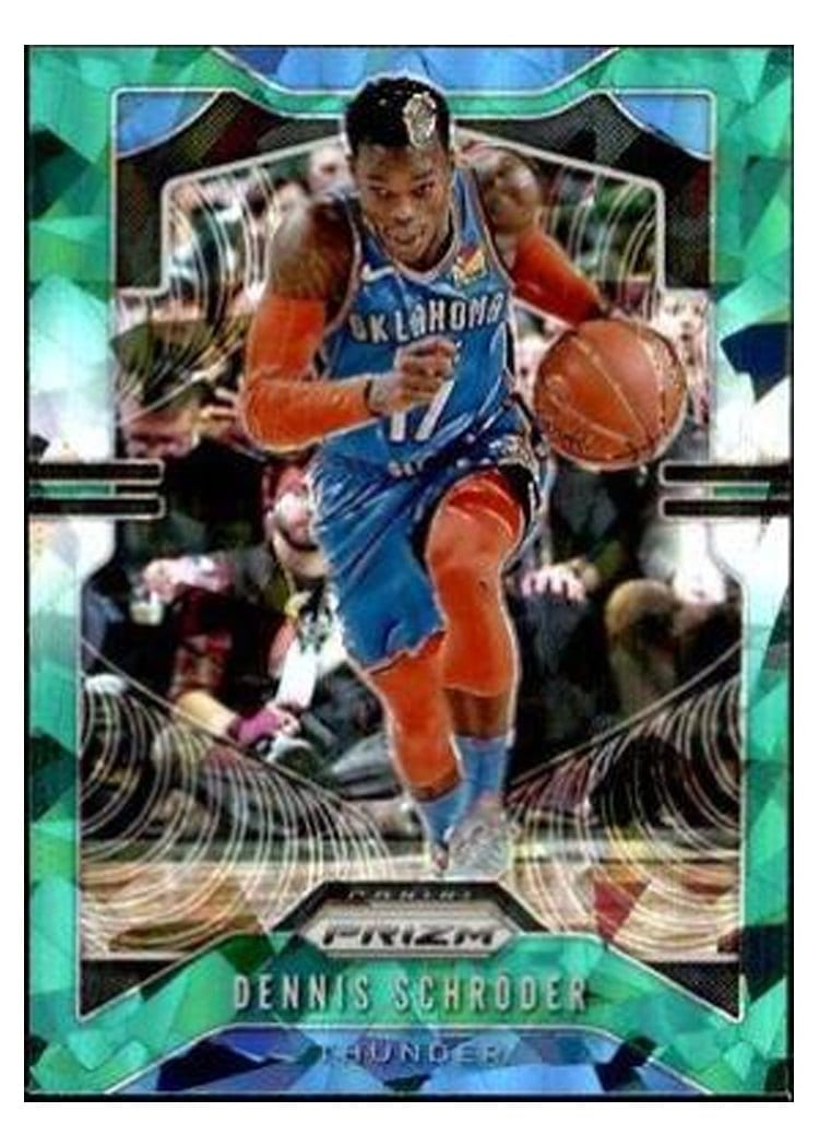 2019-20 Panini Prizm Base Set Dennis Schroder #186 card