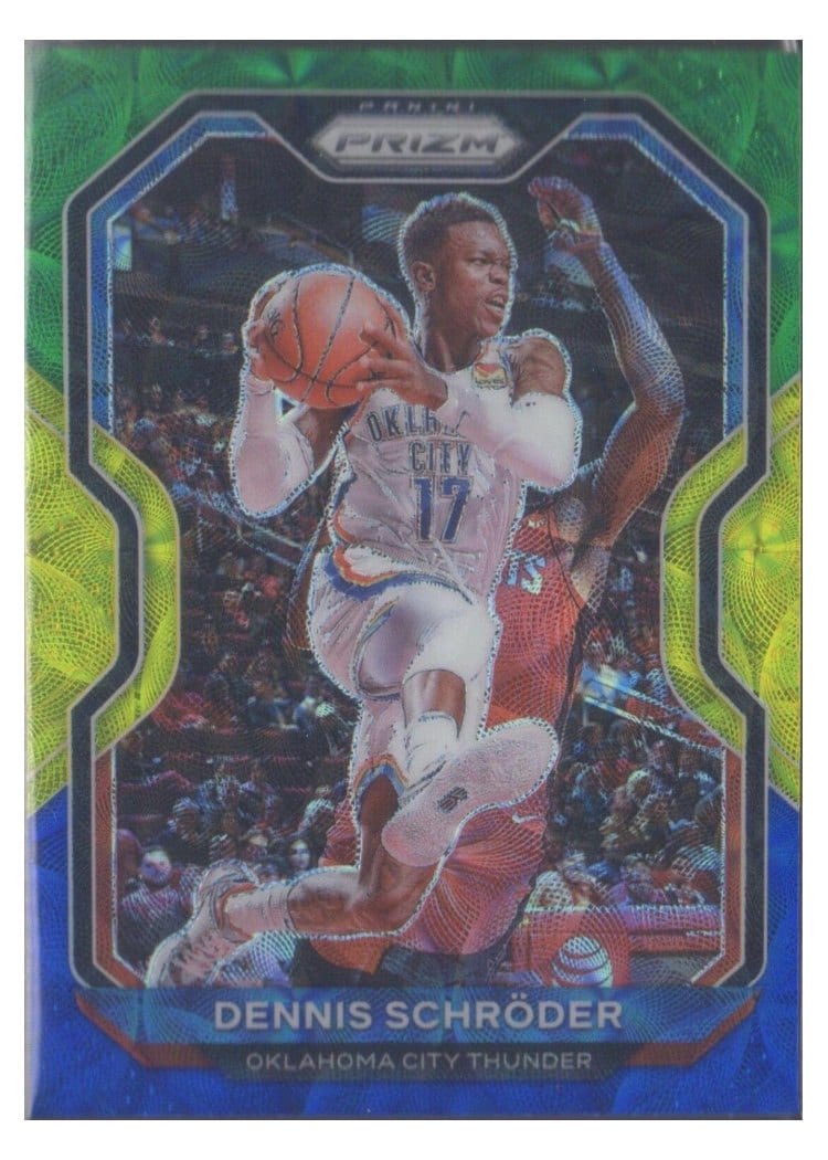 2020-21 Panini Prizm Base Set Dennis Schroder #128 card