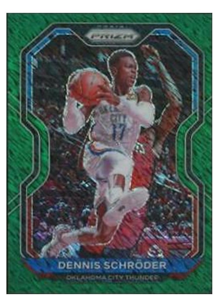 2020-21 Panini Prizm Base Set Dennis Schroder #128 card