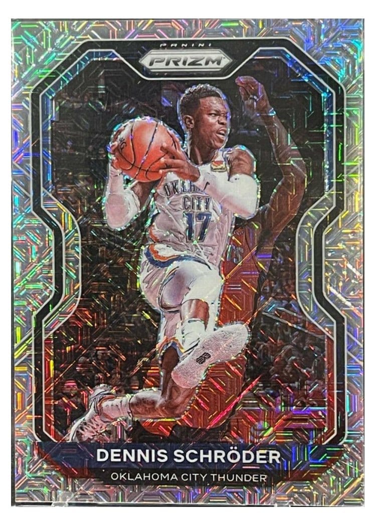 2020-21 Panini Prizm Base Set Dennis Schroder #128 card