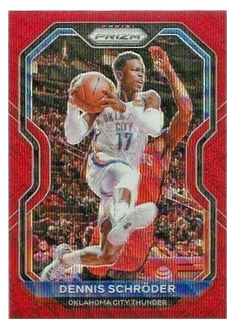 2020-21 Panini Prizm Base Set Dennis Schroder #128 card
