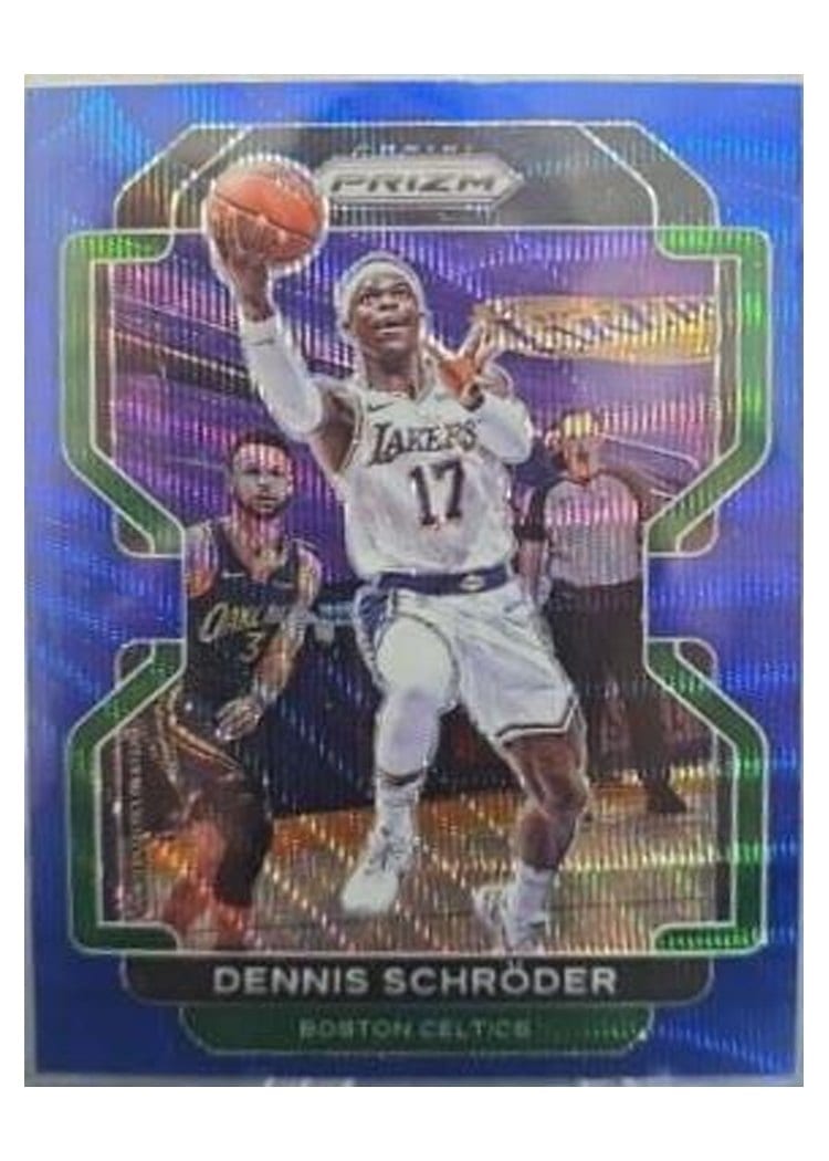 2021-22 Panini Prizm Base Set Dennis Schroder #20 card
