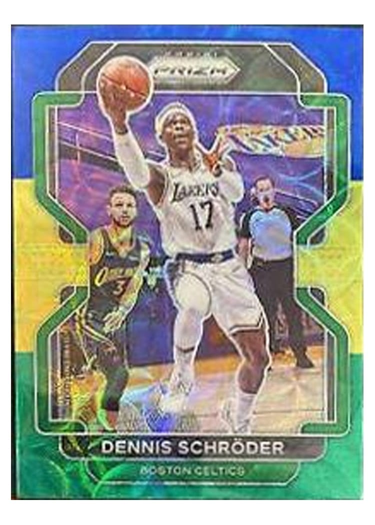 2021-22 Panini Prizm Base Set Dennis Schroder #20 card