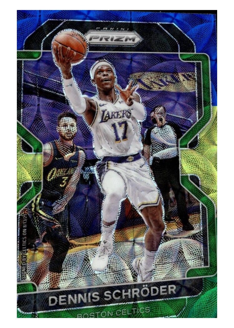 2021-22 Panini Prizm Base Set Dennis Schroder #20 card