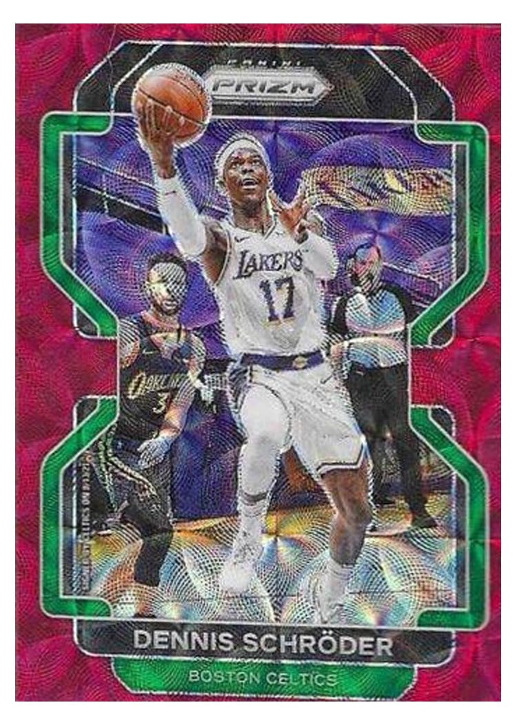 2021-22 Panini Prizm Base Set Dennis Schroder #20 card