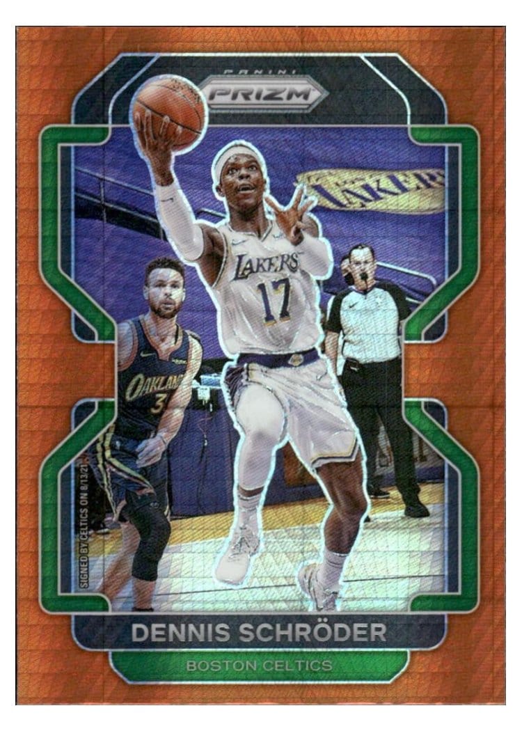 2021-22 Panini Prizm Base Set Dennis Schroder #20 card