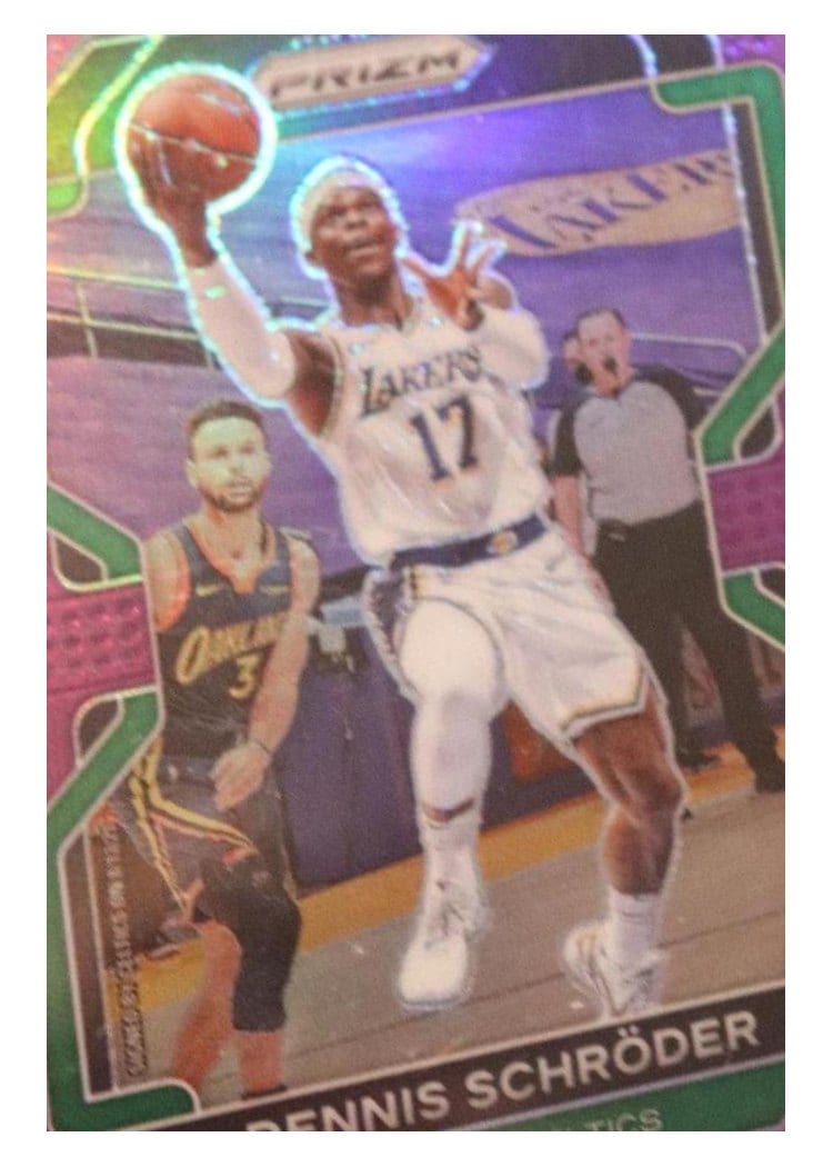 2021-22 Panini Prizm Base Set Dennis Schroder #20 card