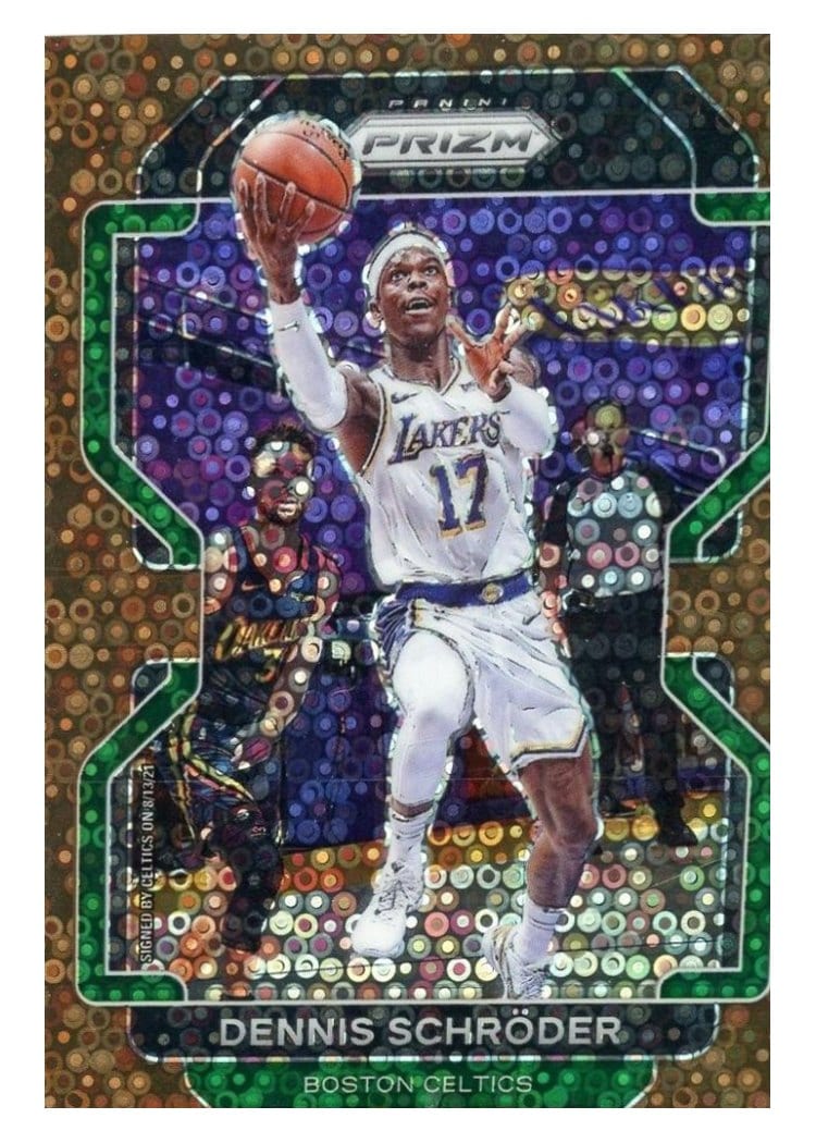 2021-22 Panini Prizm Base Set Dennis Schroder #20 card