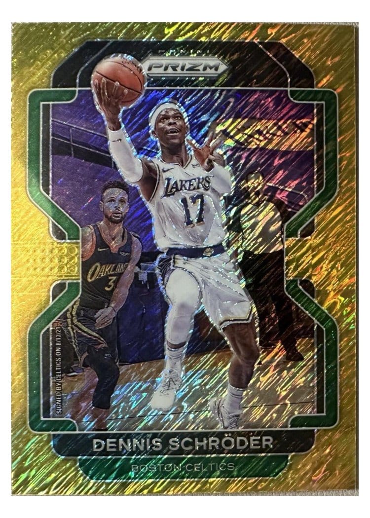 2021-22 Panini Prizm Base Set Dennis Schroder #20 card