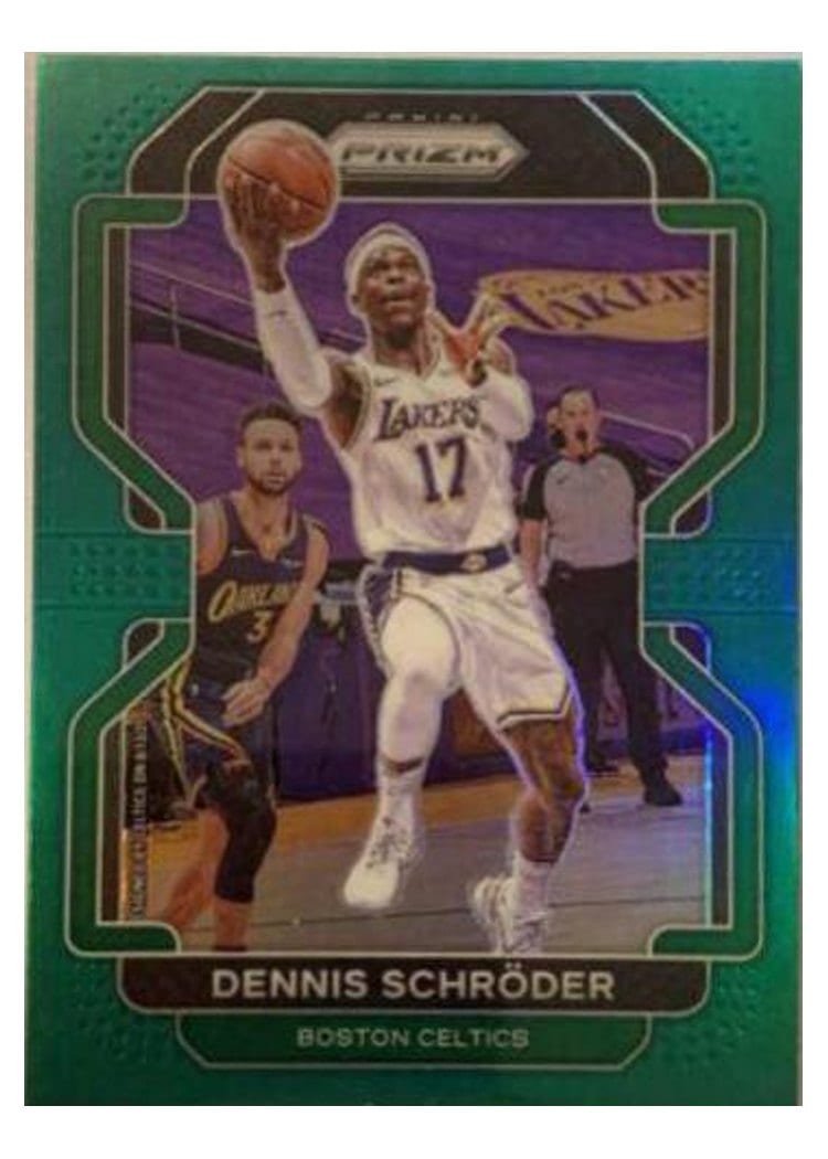 2021-22 Panini Prizm Base Set Dennis Schroder #20 card