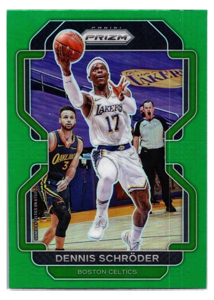 2021-22 Panini Prizm Base Set Dennis Schroder #20 card