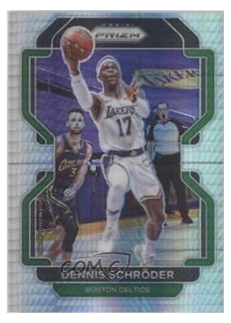 2021-22 Panini Prizm Base Set Dennis Schroder #20 card