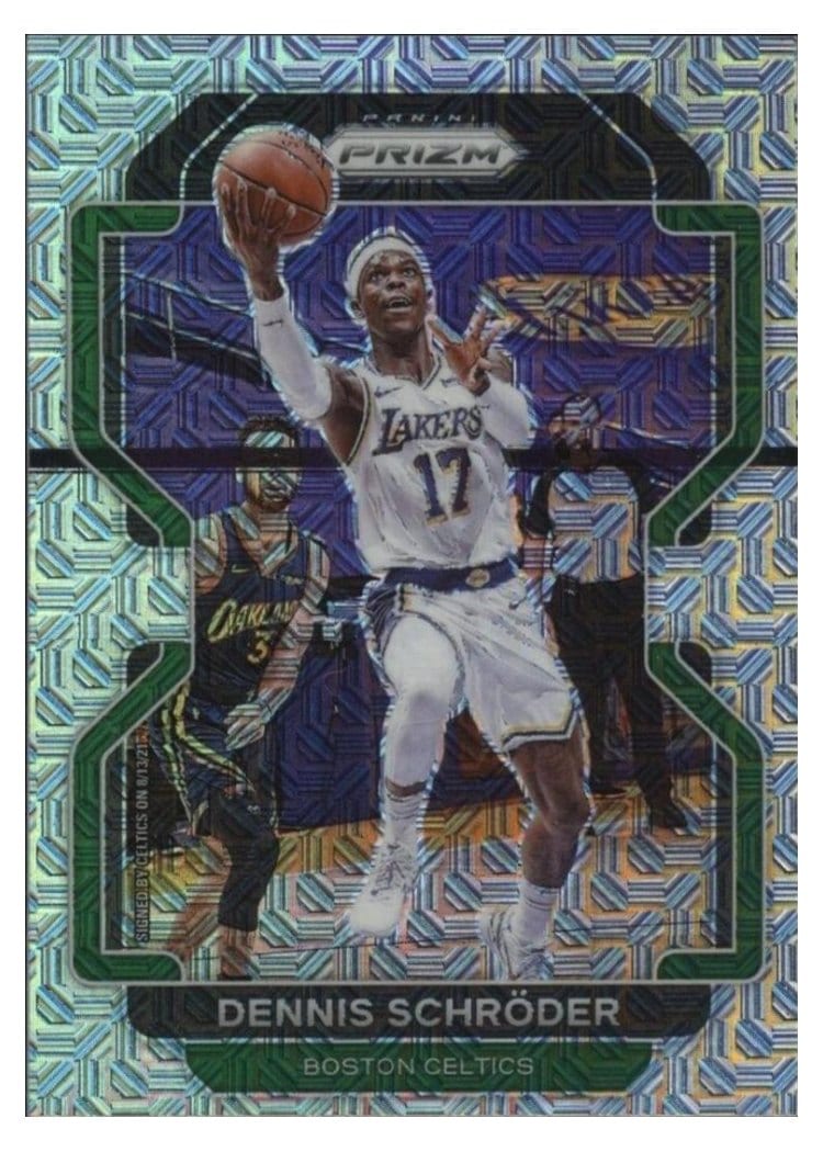 2021-22 Panini Prizm Base Set Dennis Schroder #20 card