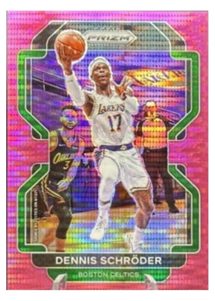 2021-22 Panini Prizm Base Set Dennis Schroder #20 card