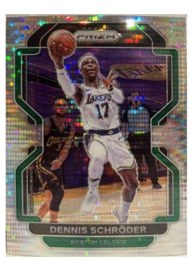 2021-22 Panini Prizm Base Set Dennis Schroder #20 card