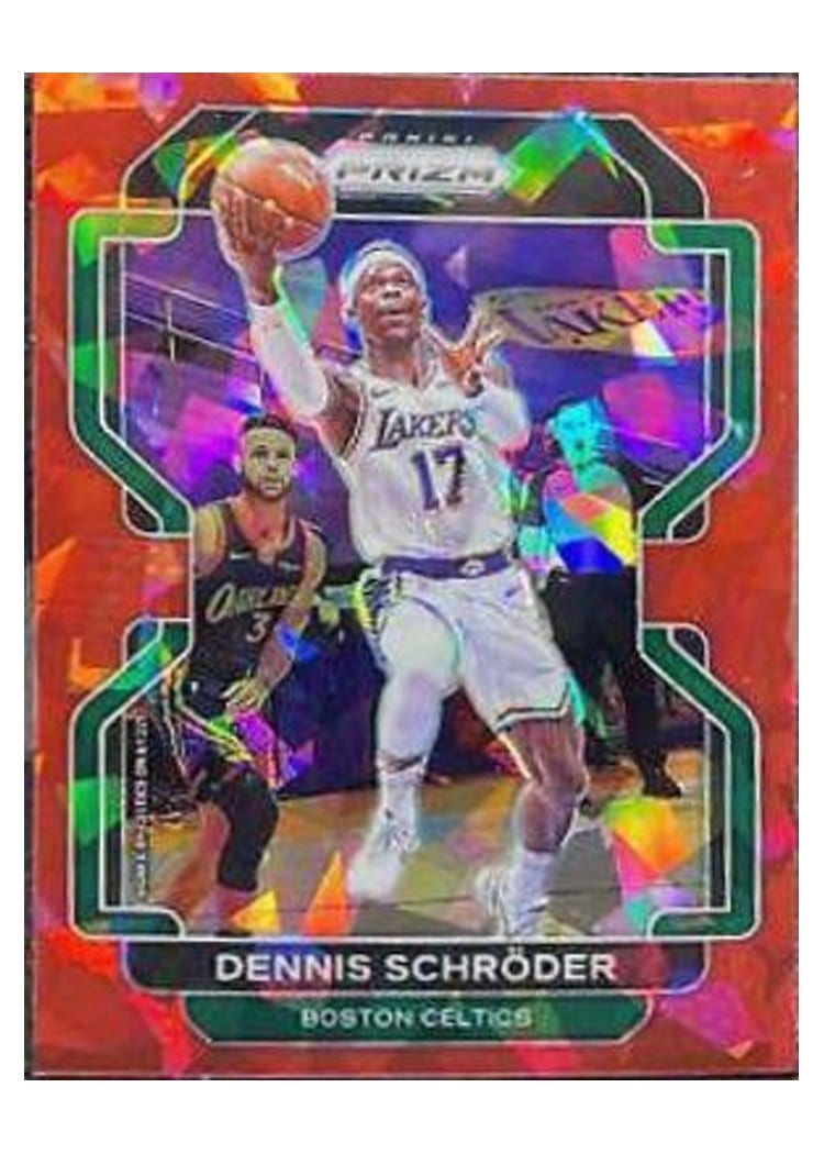 2021-22 Panini Prizm Base Set Dennis Schroder #20 card