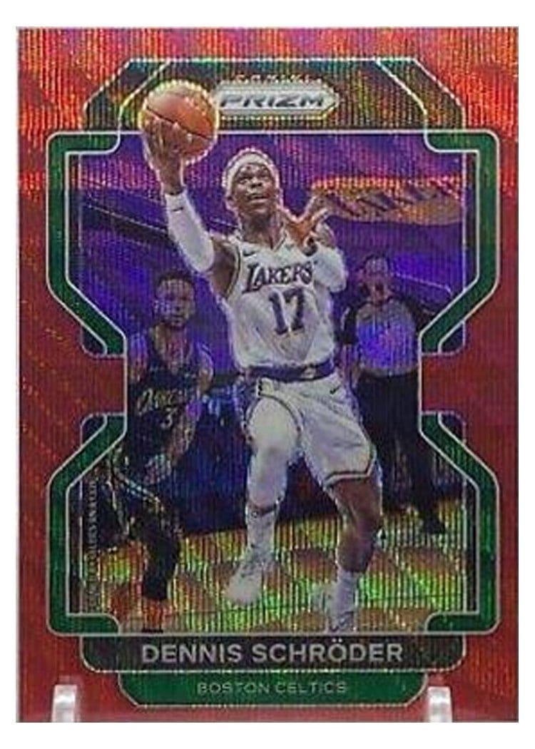 2021-22 Panini Prizm Base Set Dennis Schroder #20 card