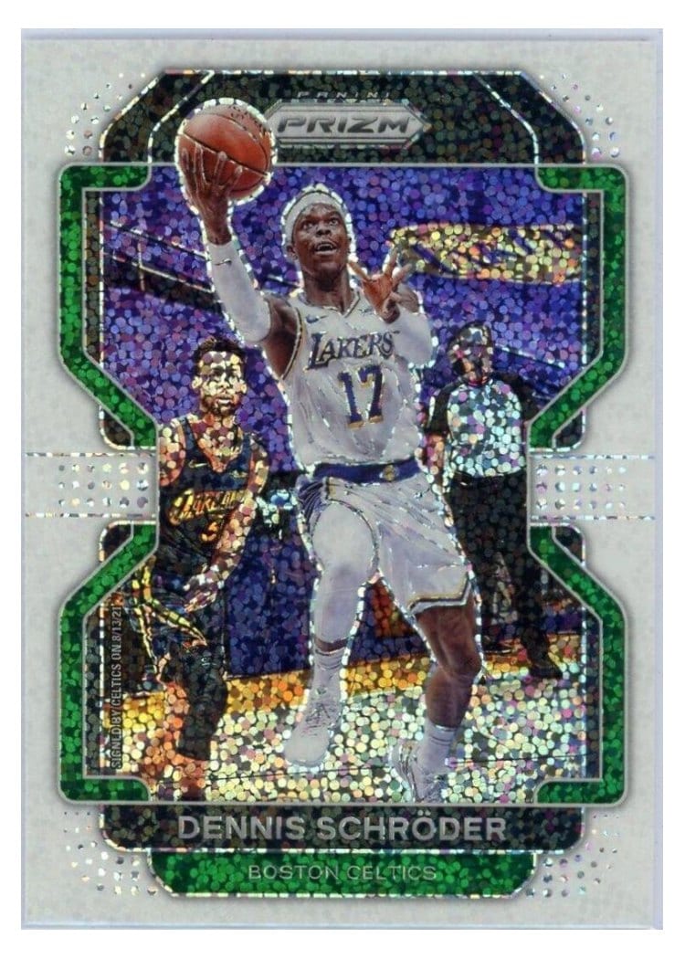2021-22 Panini Prizm Base Set Dennis Schroder #20 card