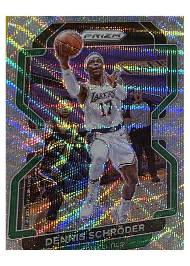 2021-22 Panini Prizm Base Set Dennis Schroder #20 card