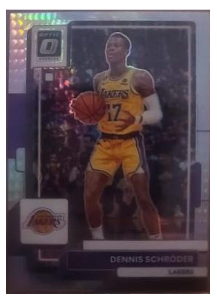 2022-23 Donruss Optic Base Set Dennis Schroder #111 card