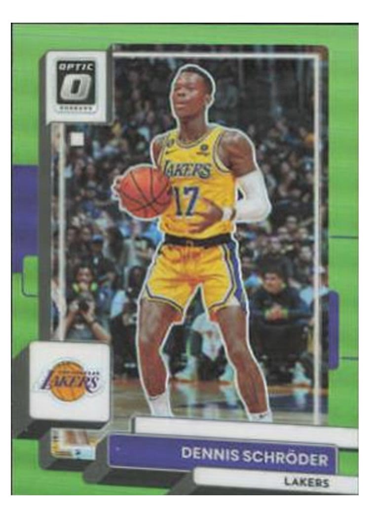 2022-23 Donruss Optic Base Set Dennis Schroder #111 card