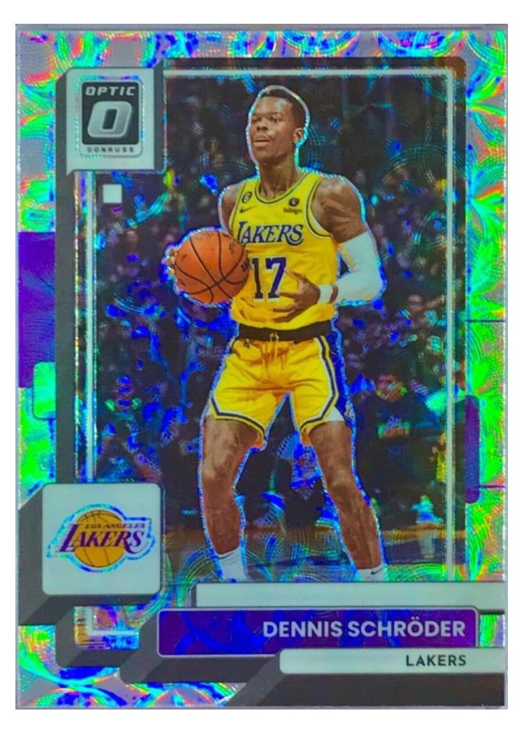2022-23 Donruss Optic Base Set Dennis Schroder #111 card