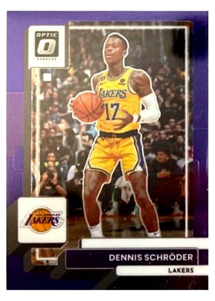2022-23 Donruss Optic Base Set Dennis Schroder #111 card