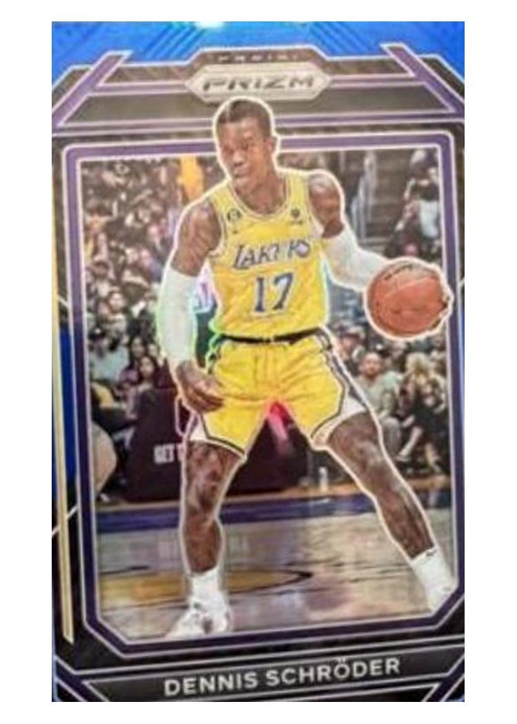 2022-23 Panini Prizm Base Set Dennis Schroder #185 card