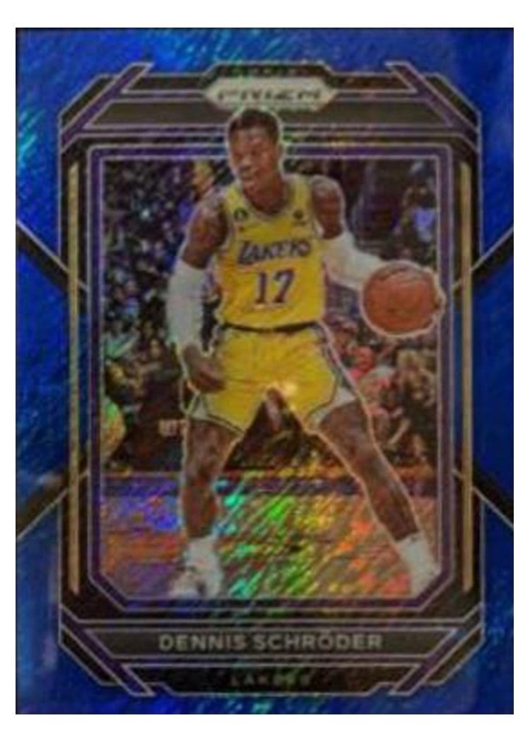 2022-23 Panini Prizm Base Set Dennis Schroder #185 card