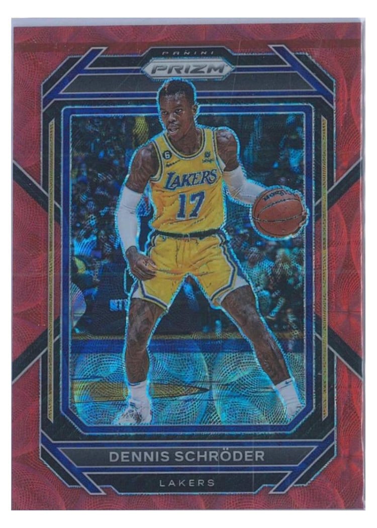 2022-23 Panini Prizm Base Set Dennis Schroder #185 card