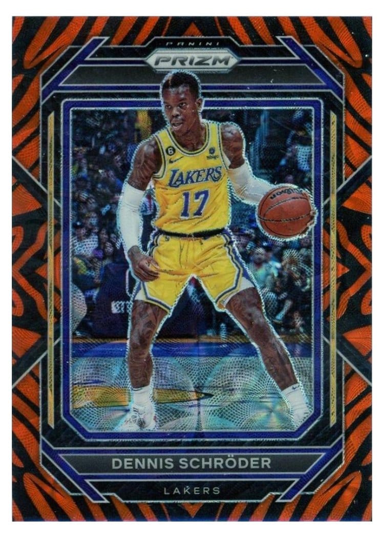 2022-23 Panini Prizm Base Set Dennis Schroder #185 card