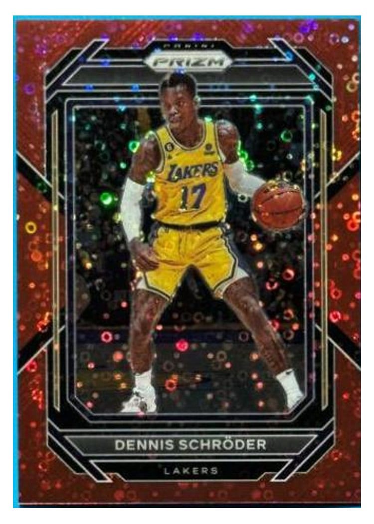2022-23 Panini Prizm Base Set Dennis Schroder #185 card