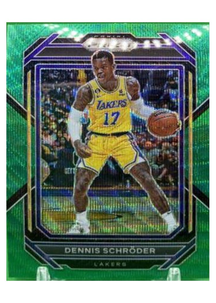 2022-23 Panini Prizm Base Set Dennis Schroder #185 card