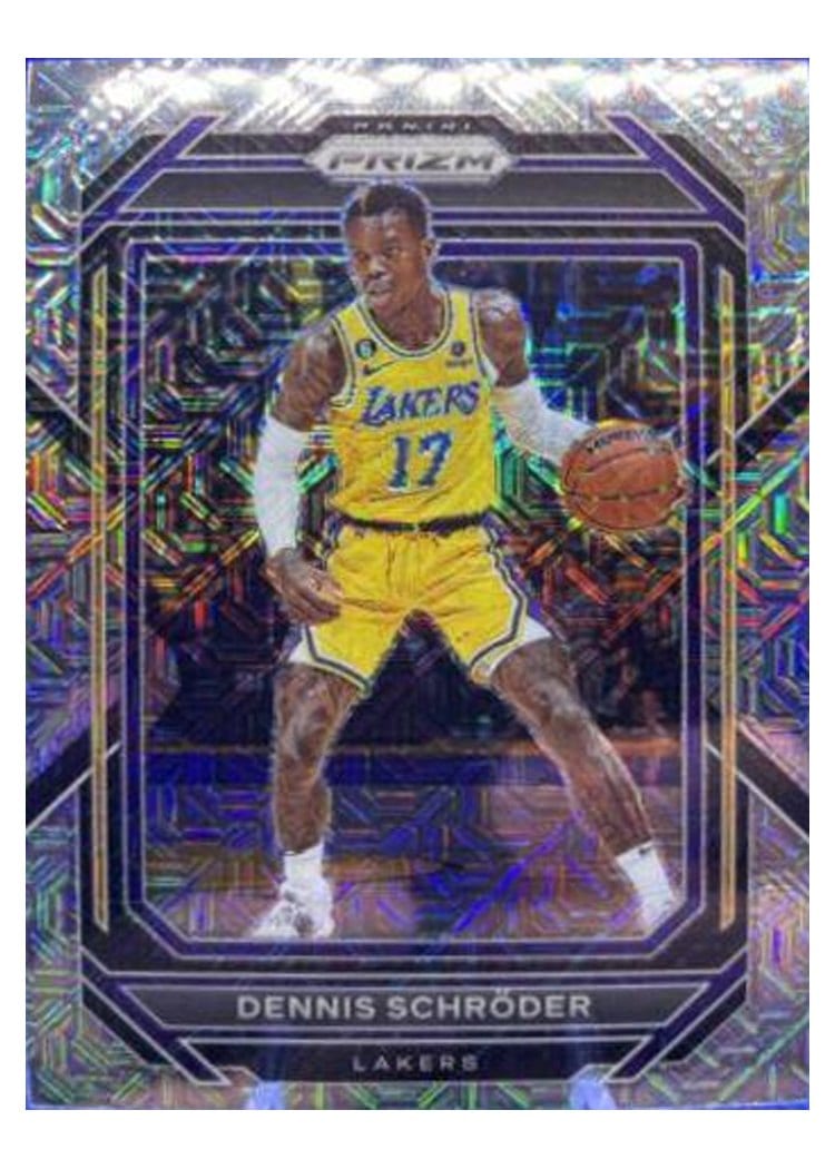 2022-23 Panini Prizm Base Set Dennis Schroder #185 card