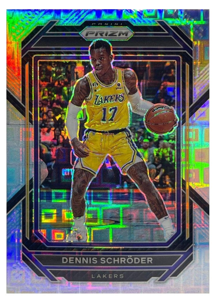 2022-23 Panini Prizm Base Set Dennis Schroder #185 card