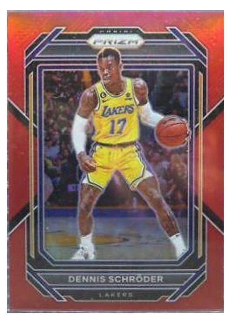 2022-23 Panini Prizm Base Set Dennis Schroder #185 card