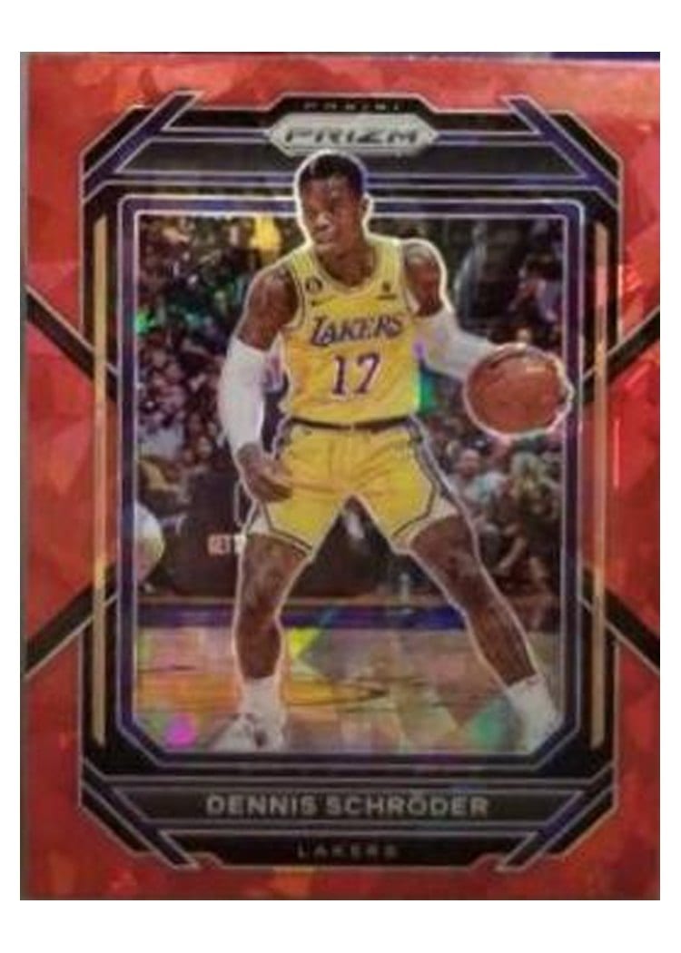 2022-23 Panini Prizm Base Set Dennis Schroder #185 card