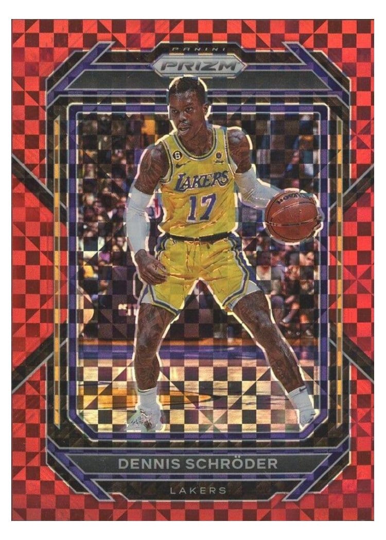 2022-23 Panini Prizm Base Set Dennis Schroder #185 card
