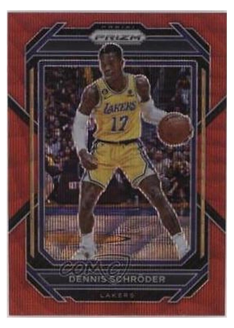 2022-23 Panini Prizm Base Set Dennis Schroder #185 card