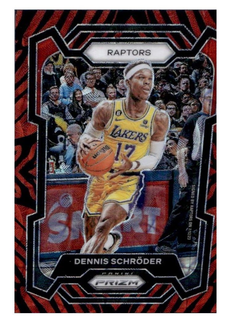 2023-24 Panini Prizm Base Set Dennis Schroder #265 card