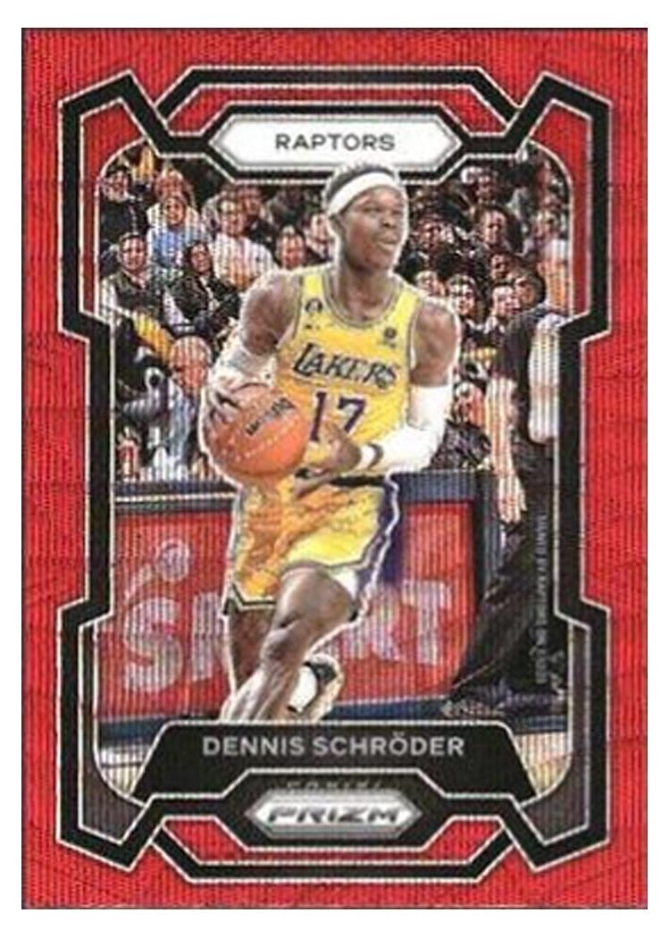 2023-24 Panini Prizm Base Set Dennis Schroder #265 card