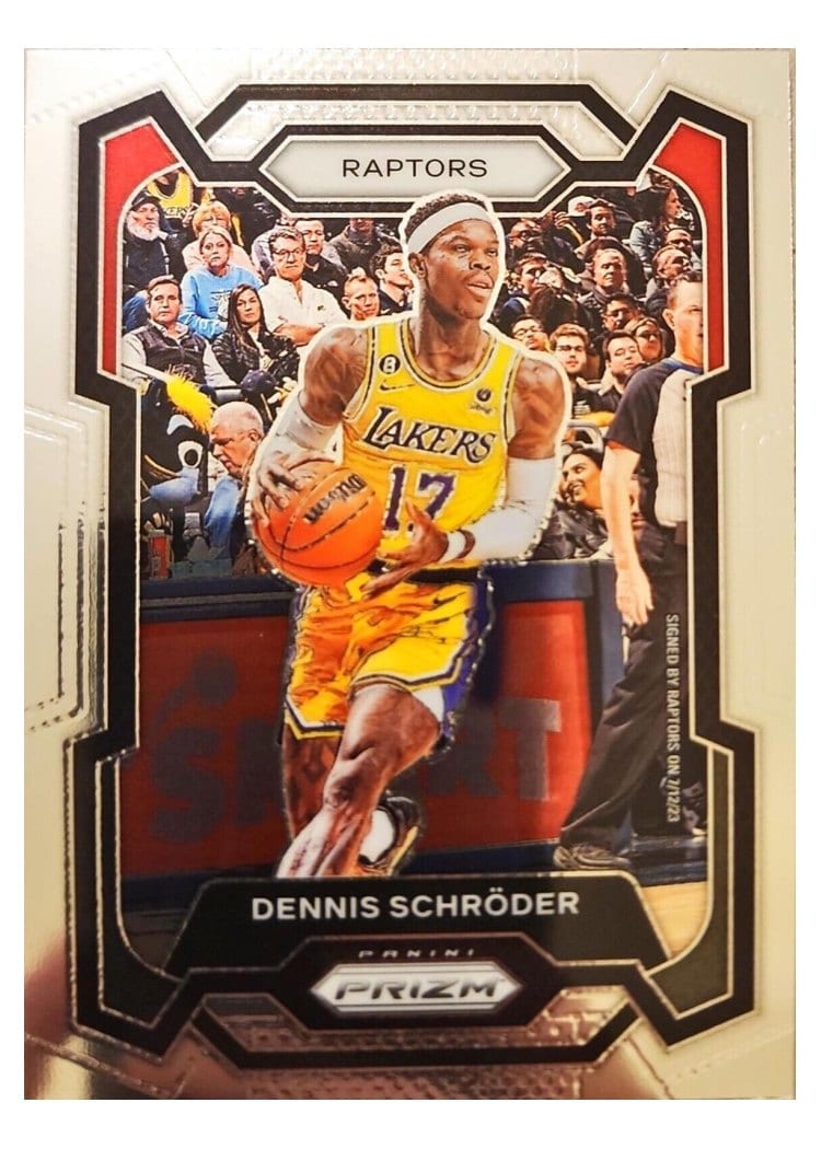 2023-24 Panini Prizm Base Set Dennis Schroder #265 card